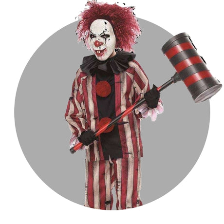 Creepy Evil Clowns and Freak Show Halloween Costumes