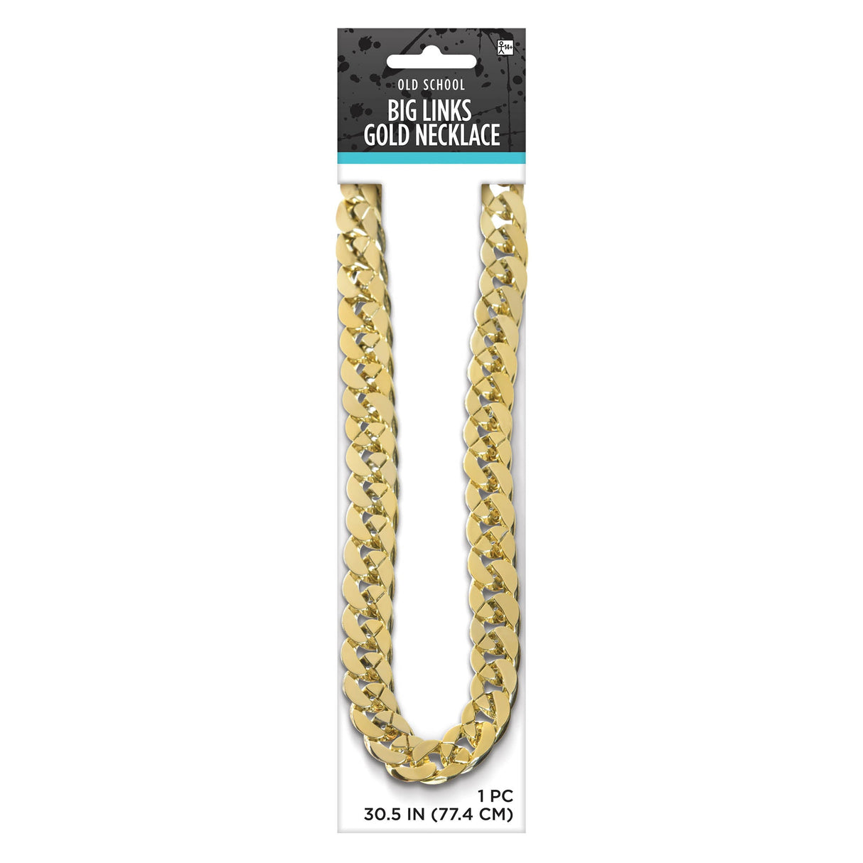 Old school big links gold chain