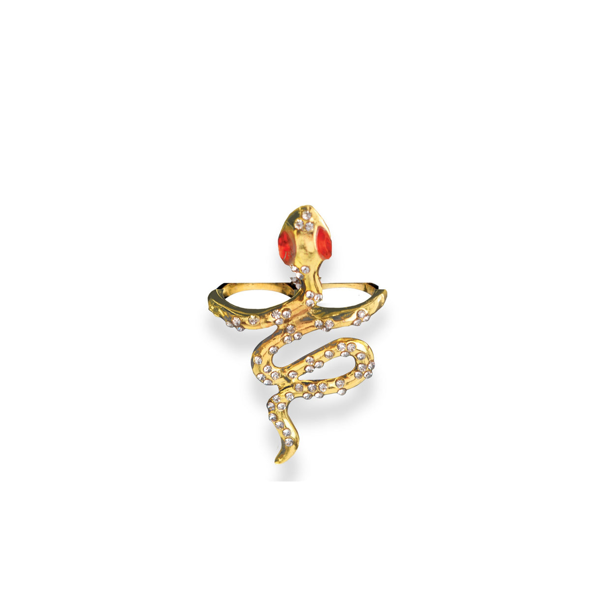 Gold egyptian snake ring