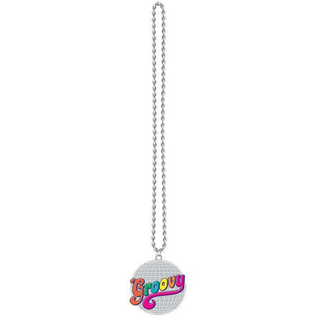 Buy Costume Accessories Groovy disco necklace sold at Party Expert