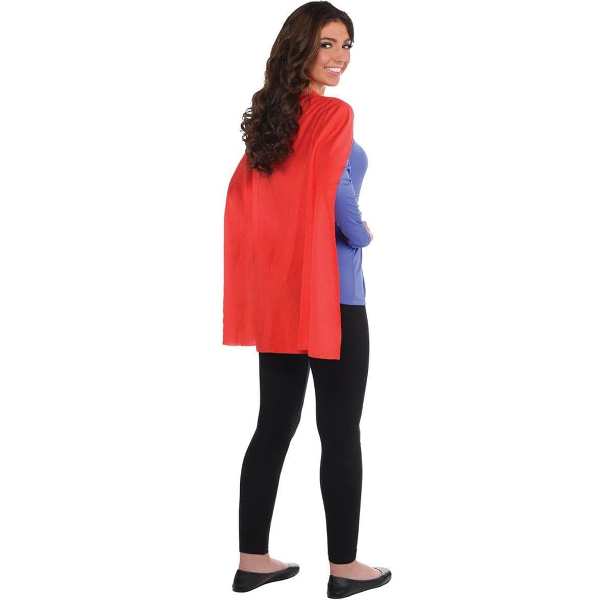 Buy Costume Accessories Red cape for adults sold at Party Expert