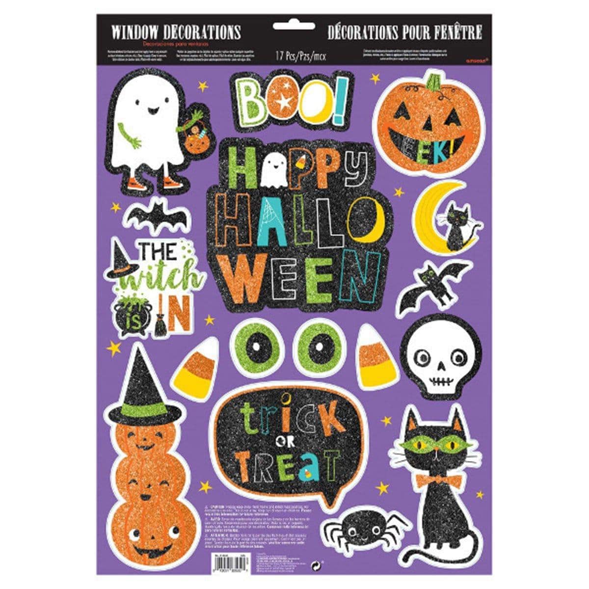 Buy Halloween Halloween friends window decorations sold at Party Expert