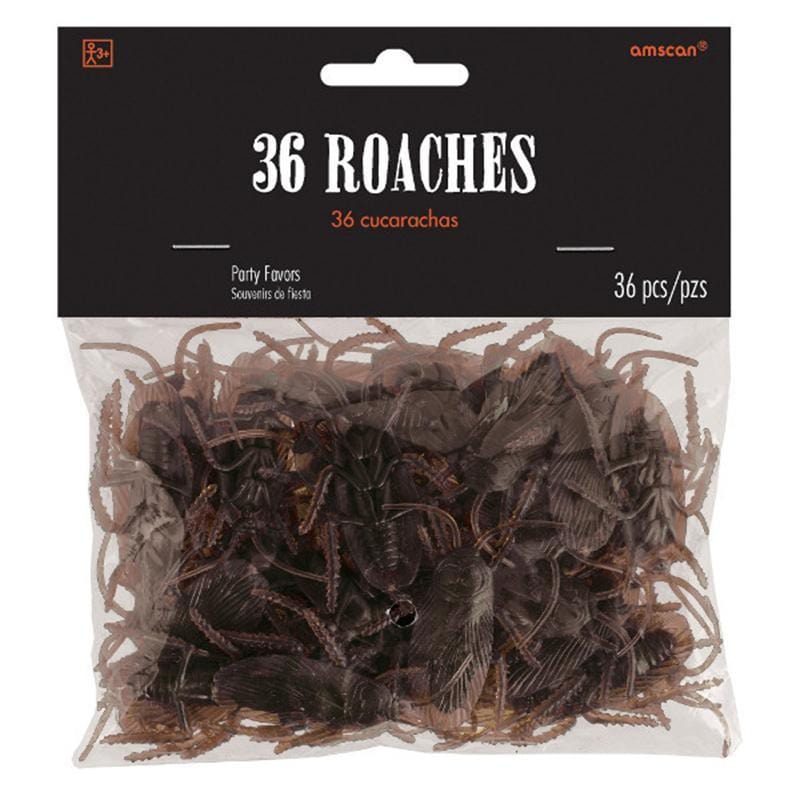 Buy Halloween Plastic cockroaches, 36 per package sold at Party Expert