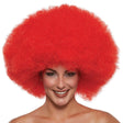 Buy Costume Accessories Red Super Freak wig for adults sold at Party Expert