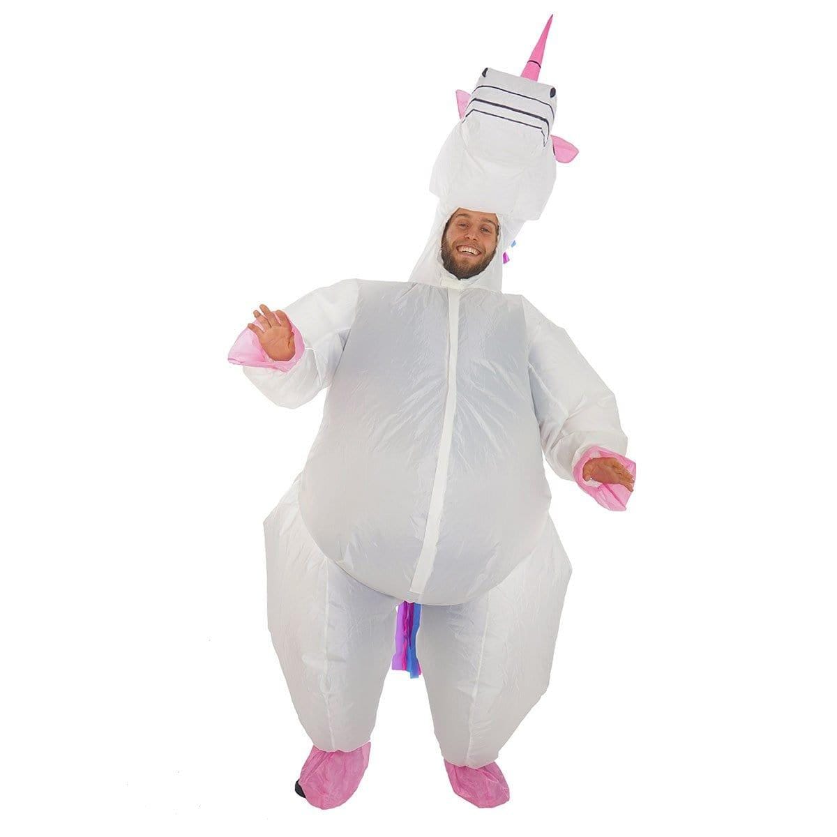 Buy Costumes Inflatable Unicorn Costume for Adults sold at Party Expert