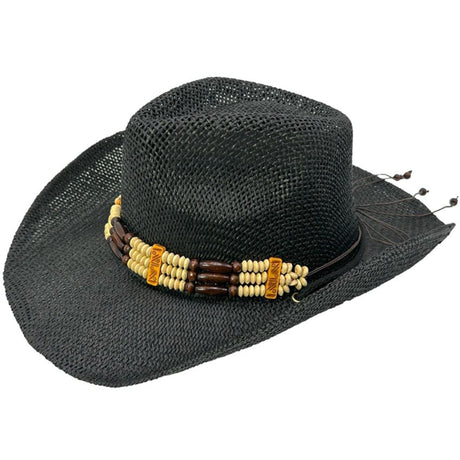 BUY4STORE Costume Accessories Black cowboy hat for adults 618608340