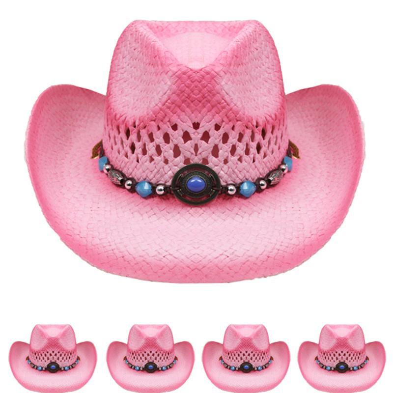 Buy Costume Accessories Pink cowboy hat for adults sold at Party Expert