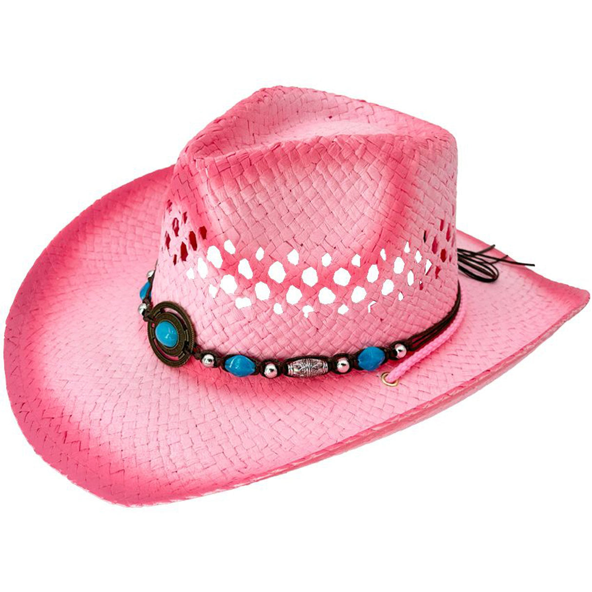 BUY4STORE Costume Accessories Pink cowboy hat for adults 618622998