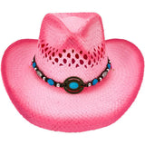 BUY4STORE Costume Accessories Pink cowboy hat for adults 618622998