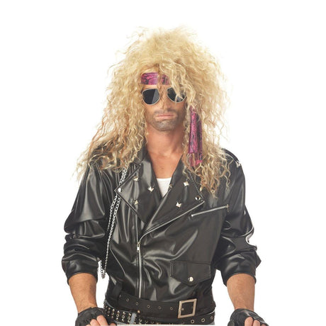 Buy Costume Accessories Heavy metal rocker wig for men sold at Party Expert