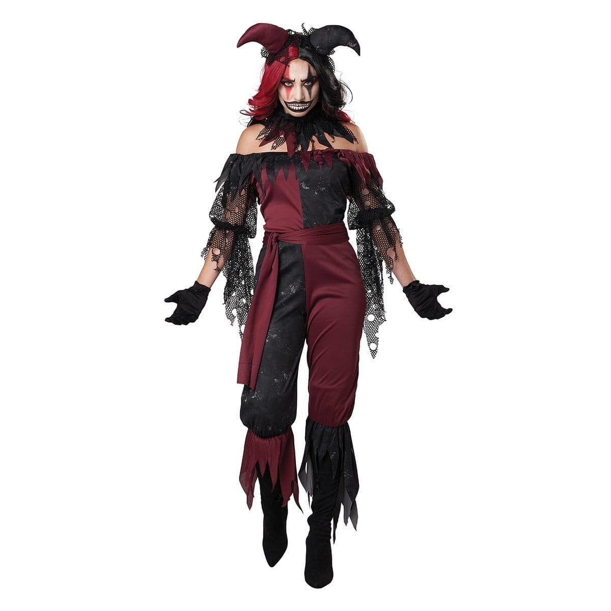 Buy Costumes Psycho Jester Costume for Adults sold at Party Expert