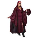 CALIFORNIA COSTUMES Costumes The Red Witch Costume for Adults, Red Dress