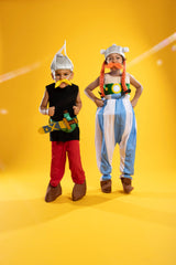 CHAKS Costumes Asterix Costume for Kids, Asterix and Obelix