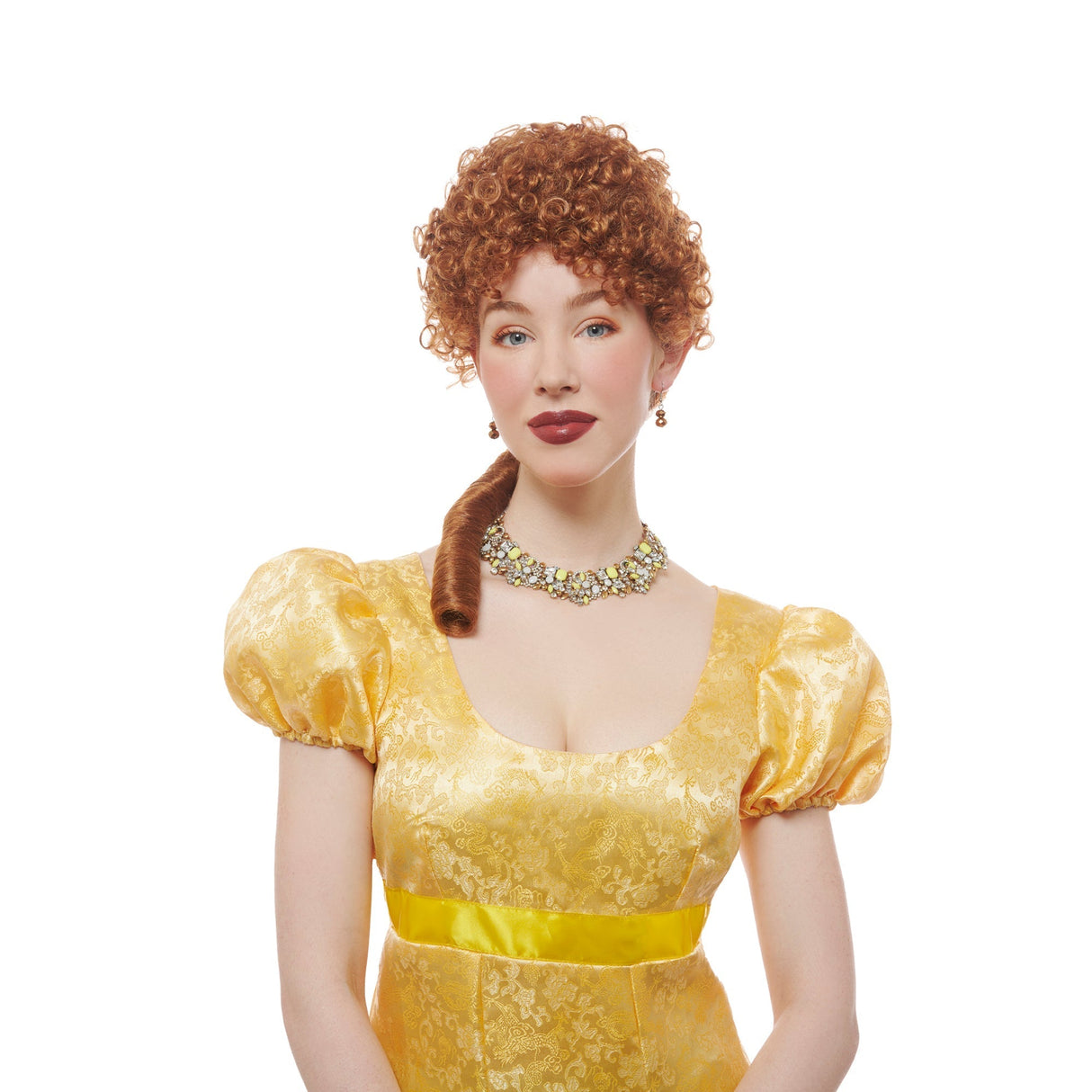 COSTUME CULTURE BY FRANCO Costume Accessories Regency Debutante Wig for Adults, Bridgerton 091346249888