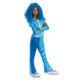 DISGUISE (TOY-SPORT) Costumes Chloe Costume for Kids, Descendants, Blue Jumpsuit with Attached Jacket