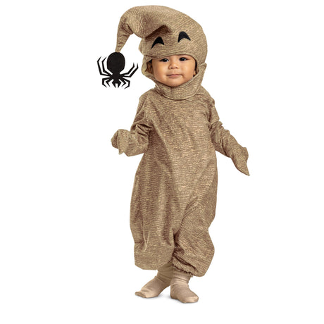 DISGUISE (TOY-SPORT) Costumes Disney The Nightmare Before Christmas Oogie Boogie Costume for Babies, Beige Jumpsuit