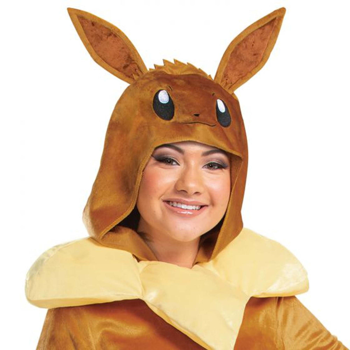 DISGUISE (TOY-SPORT) Costumes Eevee Deluxe Costume for Adults, Brown Hooded Dress