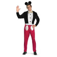 DISGUISE (TOY-SPORT) Costumes Mickey Mouse Clubhouse Mickey Mouse Costume for Adults, Disney, Black and Red Jumpsuit