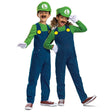 DISGUISE (TOY-SPORT) Costumes Nintendo Super Mario Bros Luigi Overalls Costume for Kids, Blue Overalls and Accessories