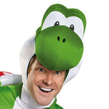 DISGUISE (TOY-SPORT) Costumes Nintendo Super Mario Bros Yoshi Deluxe Costume for Adults, Green Jumpsuit with Attached Tail