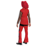 DISGUISE (TOY-SPORT) Costumes Red Costume for Kids, Descendants, Red Jumpsuit with Attached Vest