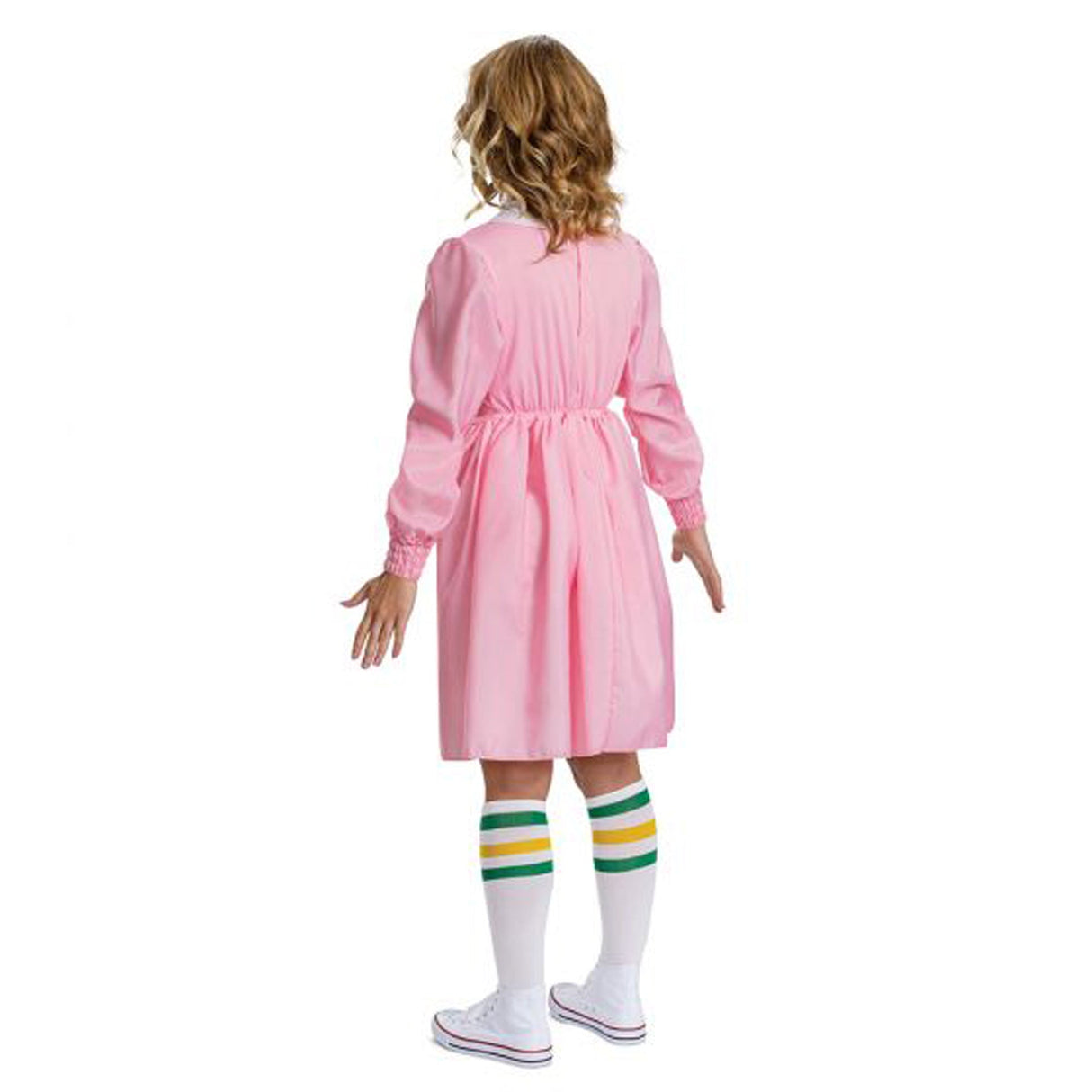 DISGUISE (TOY-SPORT) Costumes Stranger Things Eleven Deluxe Costume for Adults, Pink Dress with White Socks