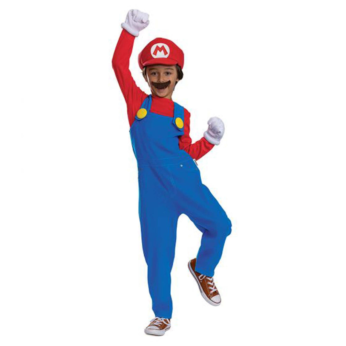 DISGUISE (TOY-SPORT) Costumes Super Mario Overalls Costume for Kids, Blue Overalls