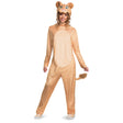 DISGUISE (TOY-SPORT) Costumes The Lion King Nala Costume for Adults, Disney, Tan Jumpsuit