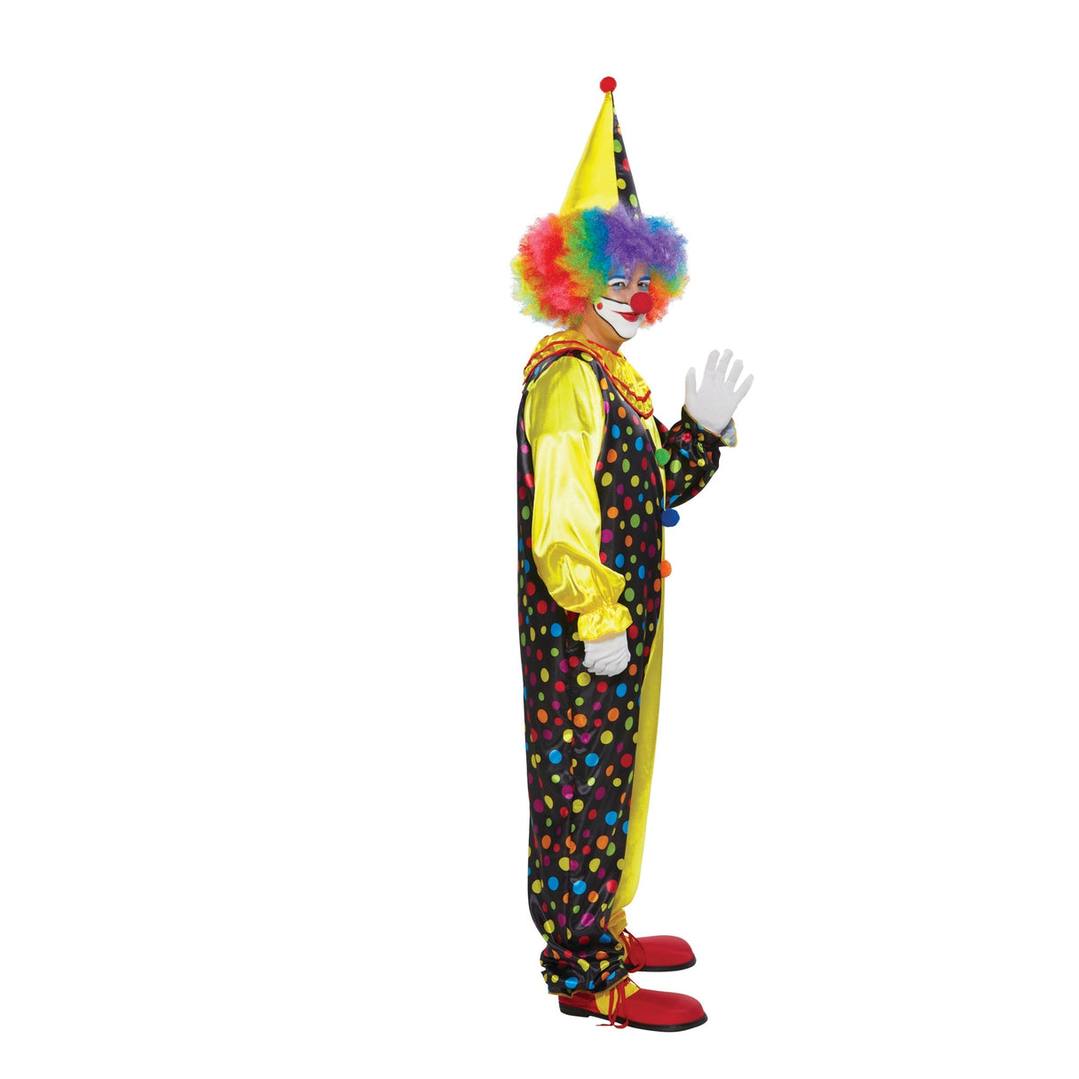 DONGYANG ALICE PARTY COSTUME CO. Costumes Clown Costume for Adults, Jumpsuit and Hat 810120714615