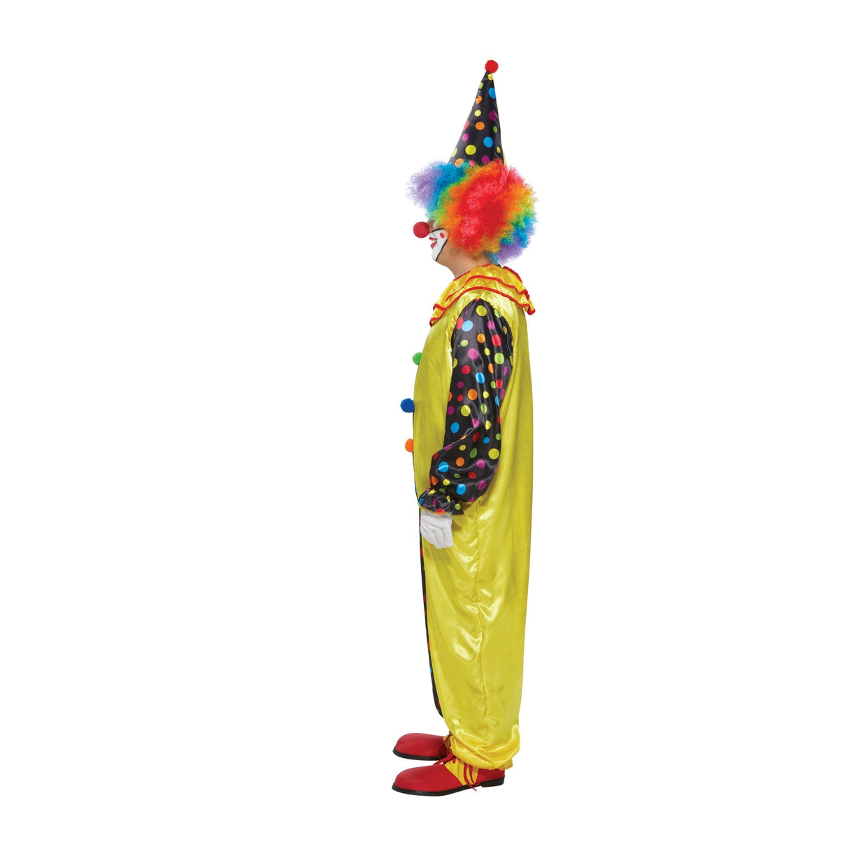 DONGYANG ALICE PARTY COSTUME CO. Costumes Clown Costume for Adults, Jumpsuit and Hat 810120714615