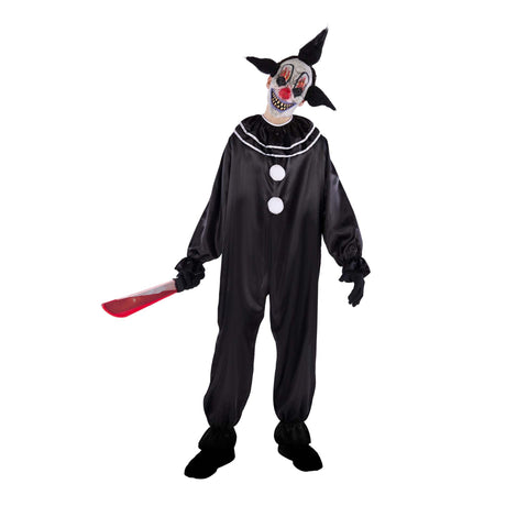 DONGYANG ALICE PARTY COSTUME CO. Costumes Creepy Clown Plus Size Costume for Adults, Jumpsuit and Mask 810120714653