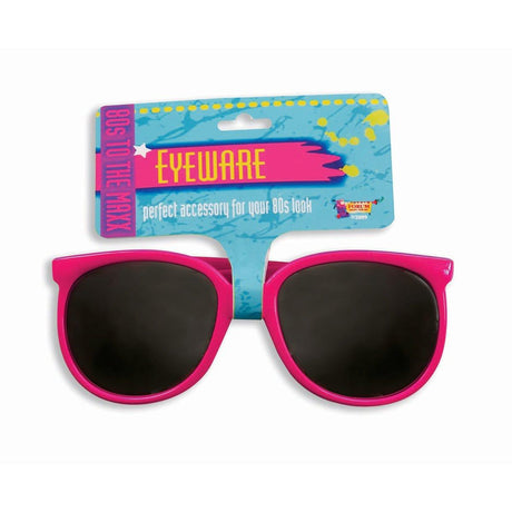 Buy Costume Accessories Neon 80's pink glasses sold at Party Expert