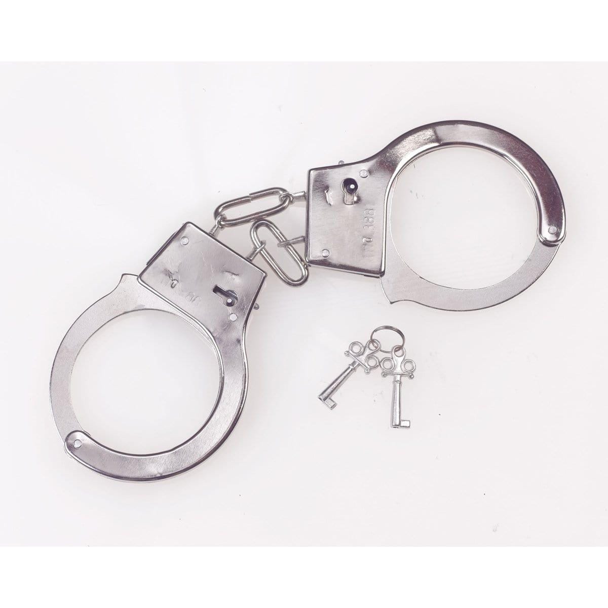 Buy Costume Accessories Lightweight metal handcuffs sold at Party Expert