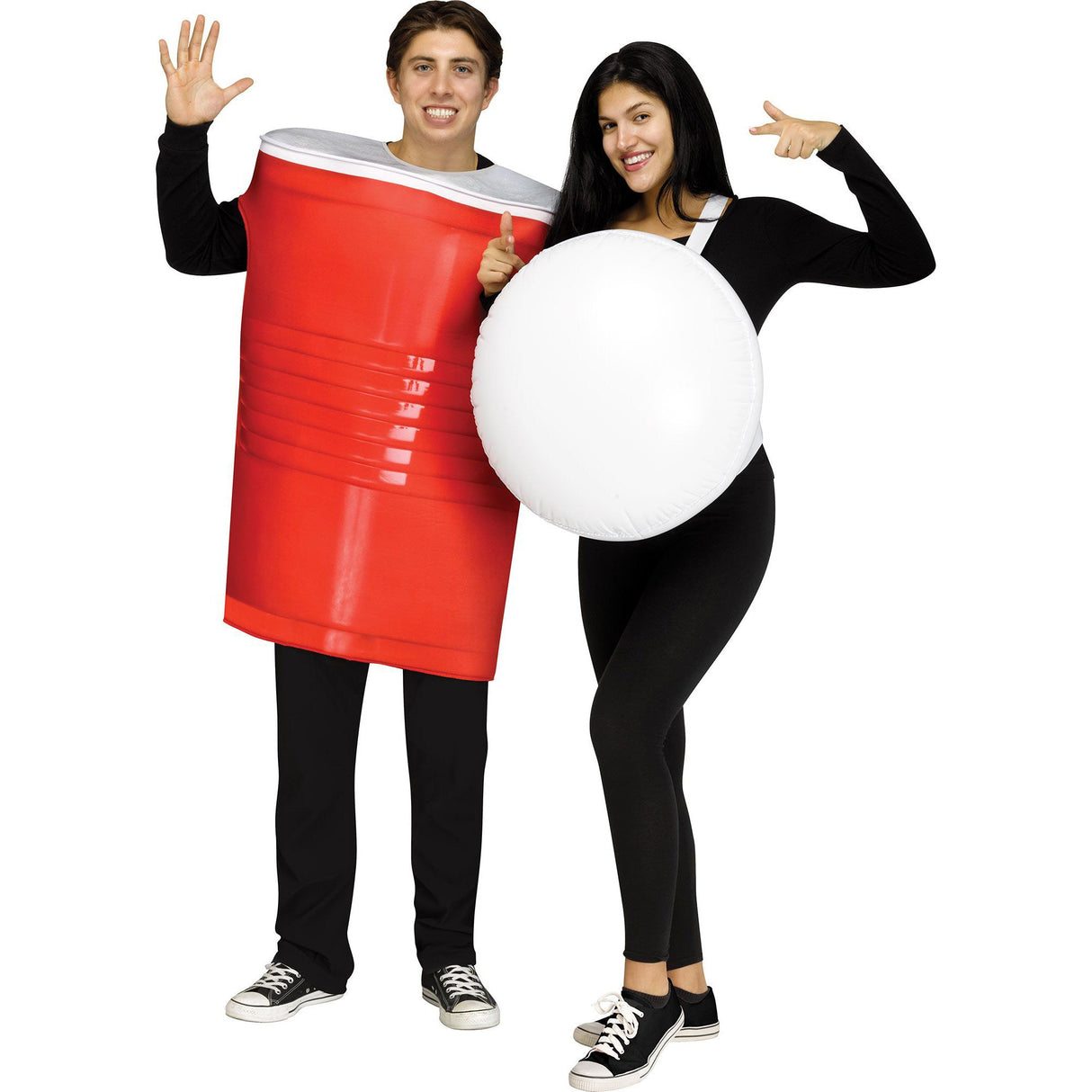 FUN WORLD Costumes Beer Pong Couple Costume for Adults