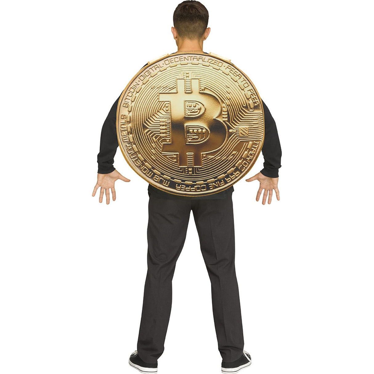 FUN WORLD Costumes Bitcoin Costume for Adults 071765143071