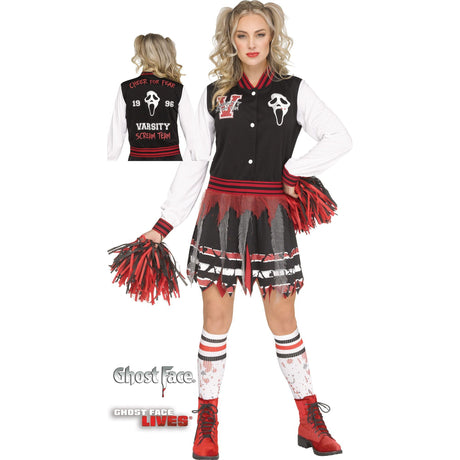 FUN WORLD Costumes Scream For The Team! Costume for Adults, Varsity Dress