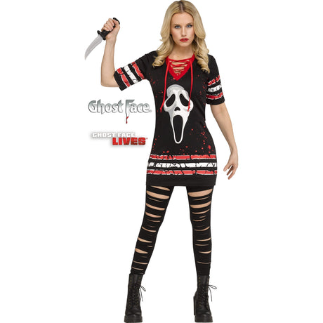 FUN WORLD Costumes Scream Ghostface Dress Costume for Adults