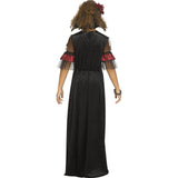 FUN WORLD Costumes Victorian Vampiress Costume for Kids, Black and Red Long Dress