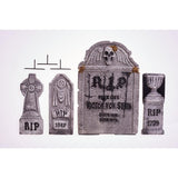 Buy Halloween 4 In 1 Tombstone Set sold at Party Expert