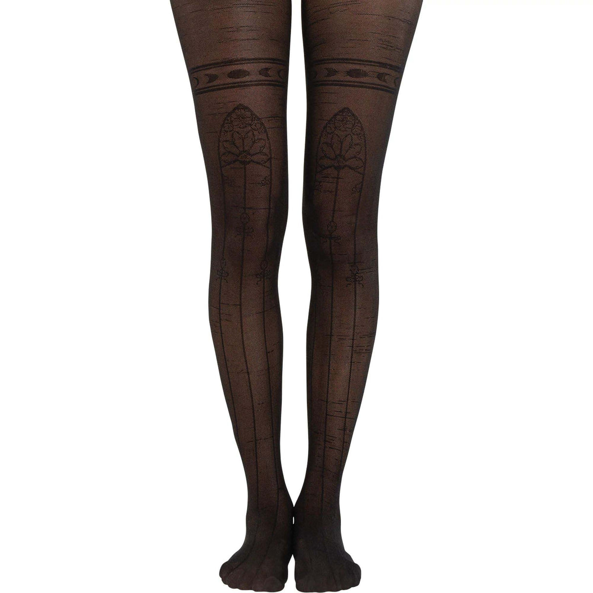 HALLOWEEN COSTUME CO. Costume Accessories Black Witch Tights for Adults