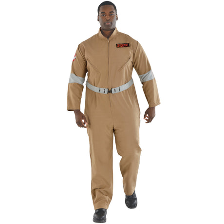 HALLOWEEN COSTUME CO. Costumes Ghostbusters Classic Costume for Plus Size Adults, Beige Jumpsuit