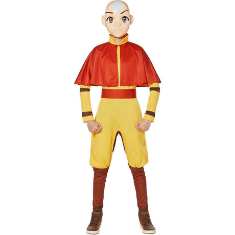 IN SPIRIT DESIGNS Costumes Aang Costume for Kids, Avatar: The Last Airbender