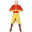 IN SPIRIT DESIGNS Costumes Avatar Aang Costume for Adults, Red and Yellow Jumpsuit