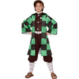 IN SPIRIT DESIGNS Costumes Demon Slayer Tanjiro Costume for Kids, Jumpsuit and Belt