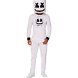 IN SPIRIT DESIGNS Costumes Marshmello Costume for Adults, White Shirt and Mask