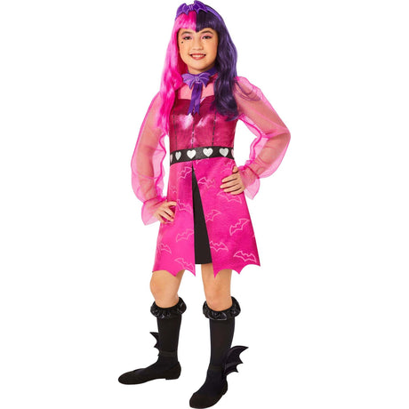 IN SPIRIT DESIGNS Costumes Monster High Draculaura Costume for Kids, Pink Dress