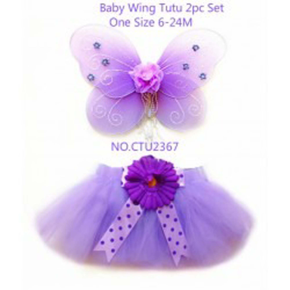 IVY TRADING INC. Costumes Accessories Purple Fairy Costume Kit for Babies and Toddlers, Purple Tutu 8336572236702