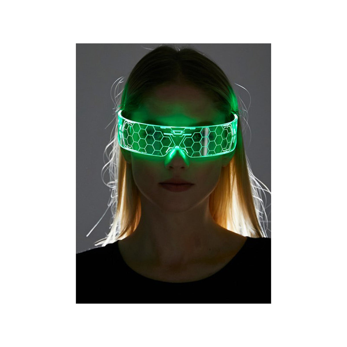 KBW GLOBAL CORP Costume Accessories Cyberpunk LED Glasses 831687042942