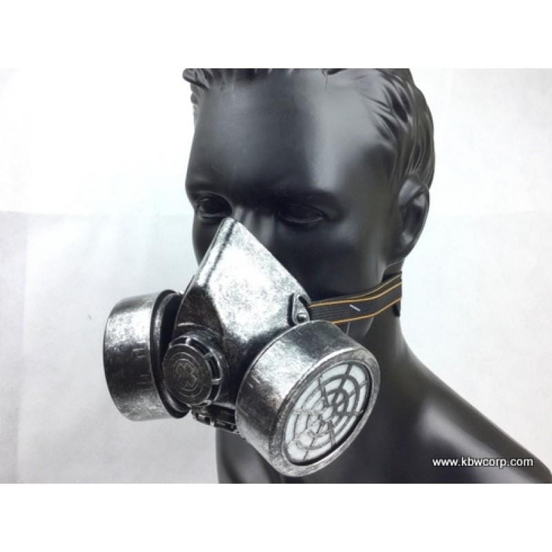 Buy Costume Accessories Silver steampunk gas mask sold at Party Expert