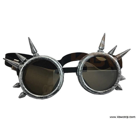 Buy Costume Accessories Silver steampunk glasses sold at Party Expert